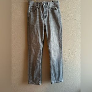 Old Navy, slim, gray jeans
